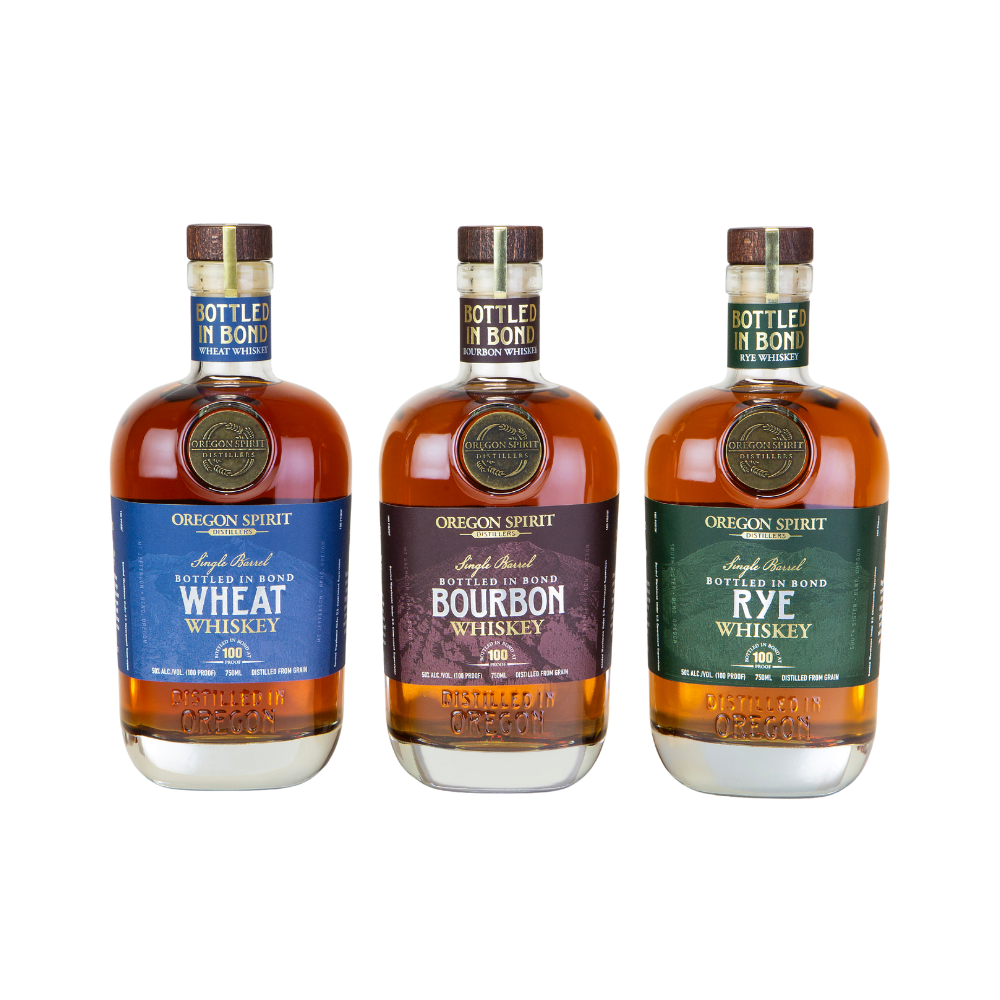 Oregon Spirit Bottled in Bond Trio