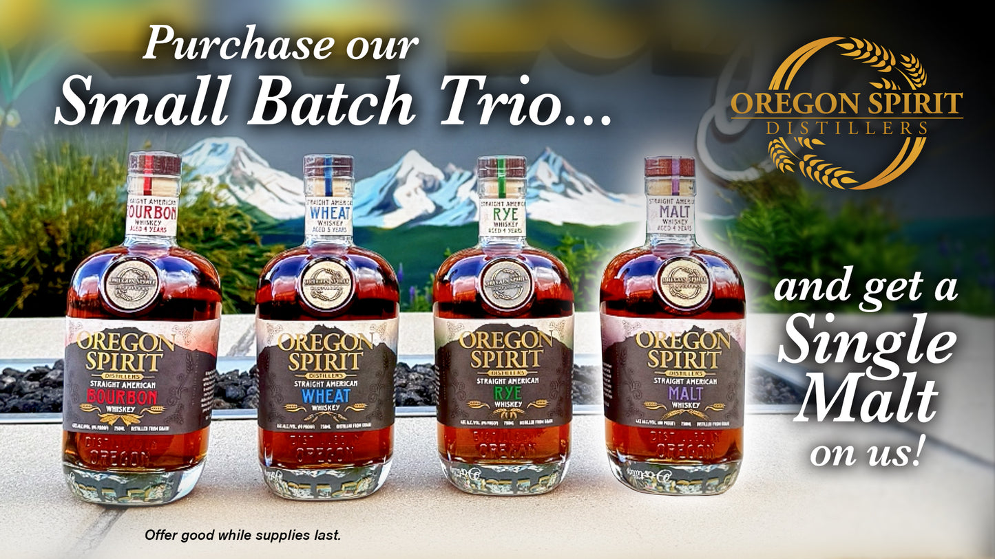 Small Batch Trio — Includes a Bottle of Single Malt