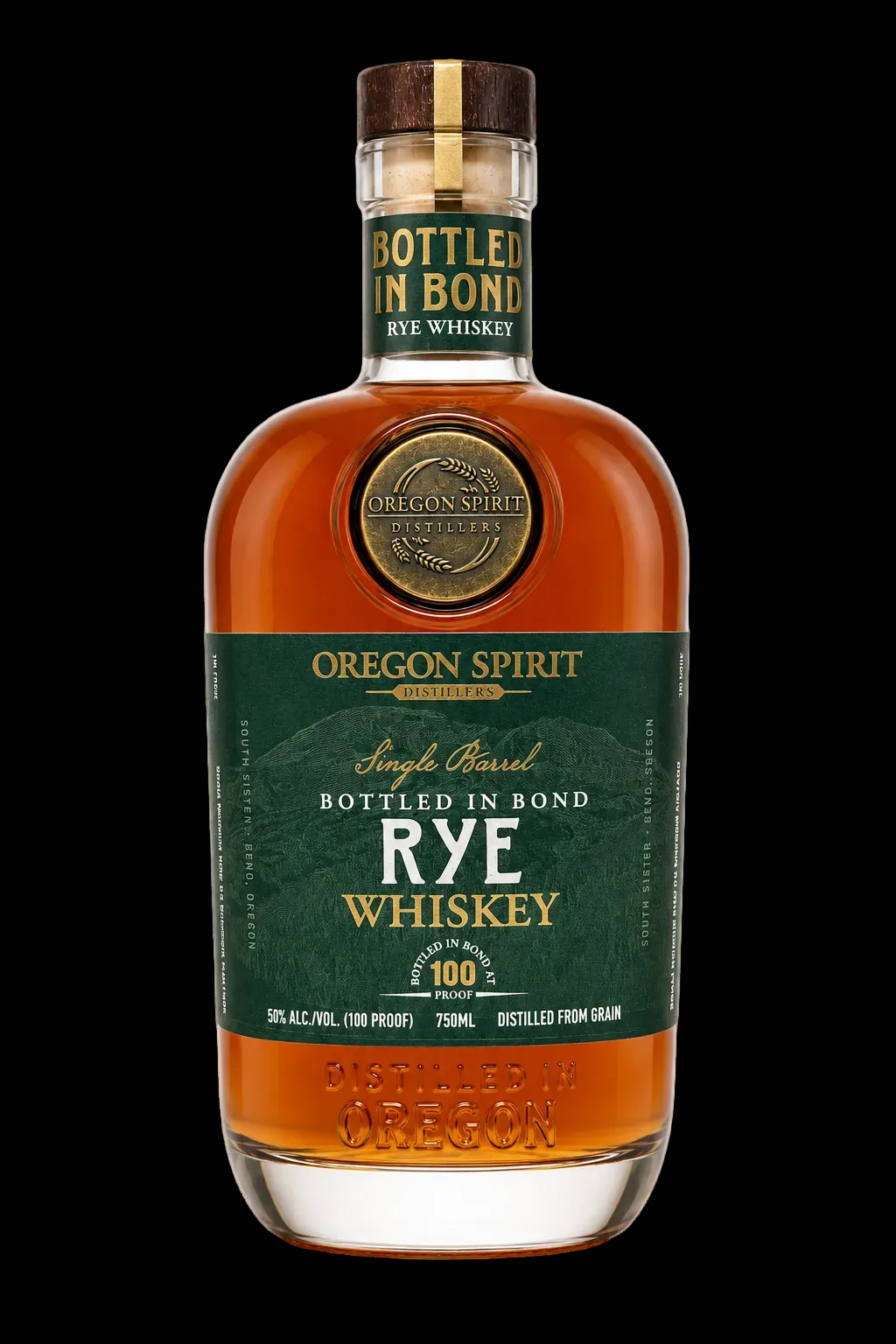 Oregon Spirit Rye Bottled in Bond