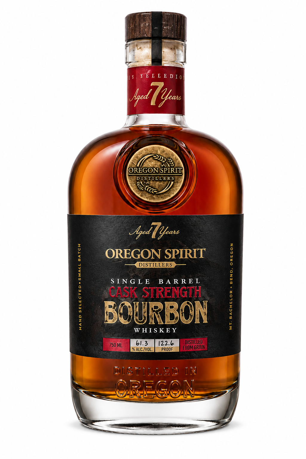 Oregon Spirit 7 year Bourbon Cask Strength
