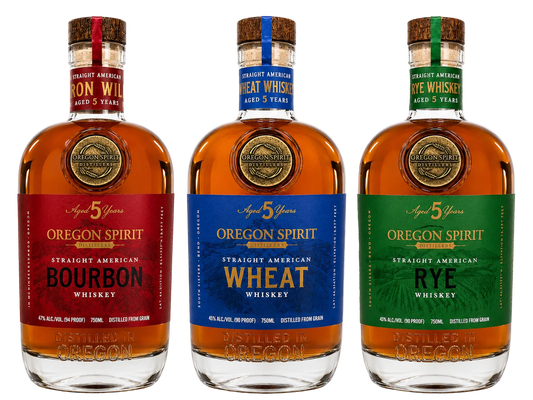 5-Year Bourbon, Wheat, and Rye Trio