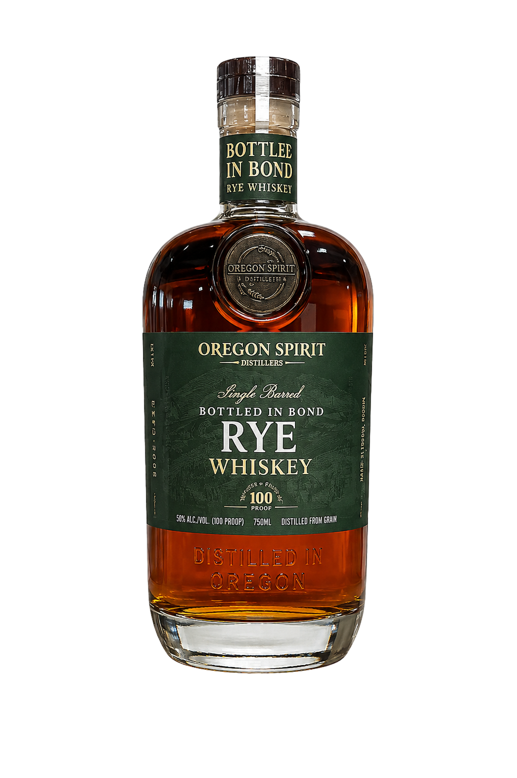 Oregon Spirit Rye Bottled in Bond