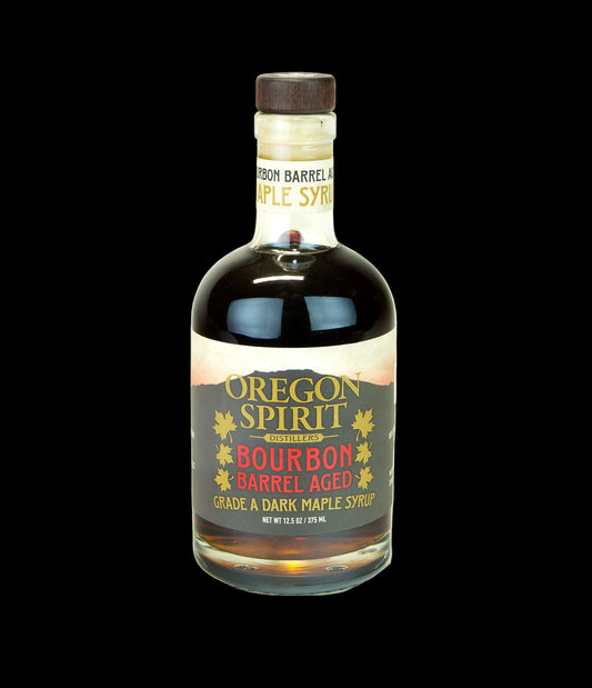 Oregon Spirit Bourbon Barrel Aged Maple Syrup